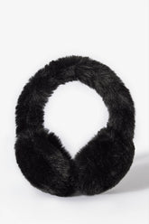 Faux-Fur Earmuffs in Black