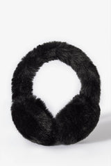 Faux-Fur Earmuffs in Black