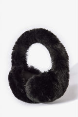 Faux-Fur Earmuffs in Black
