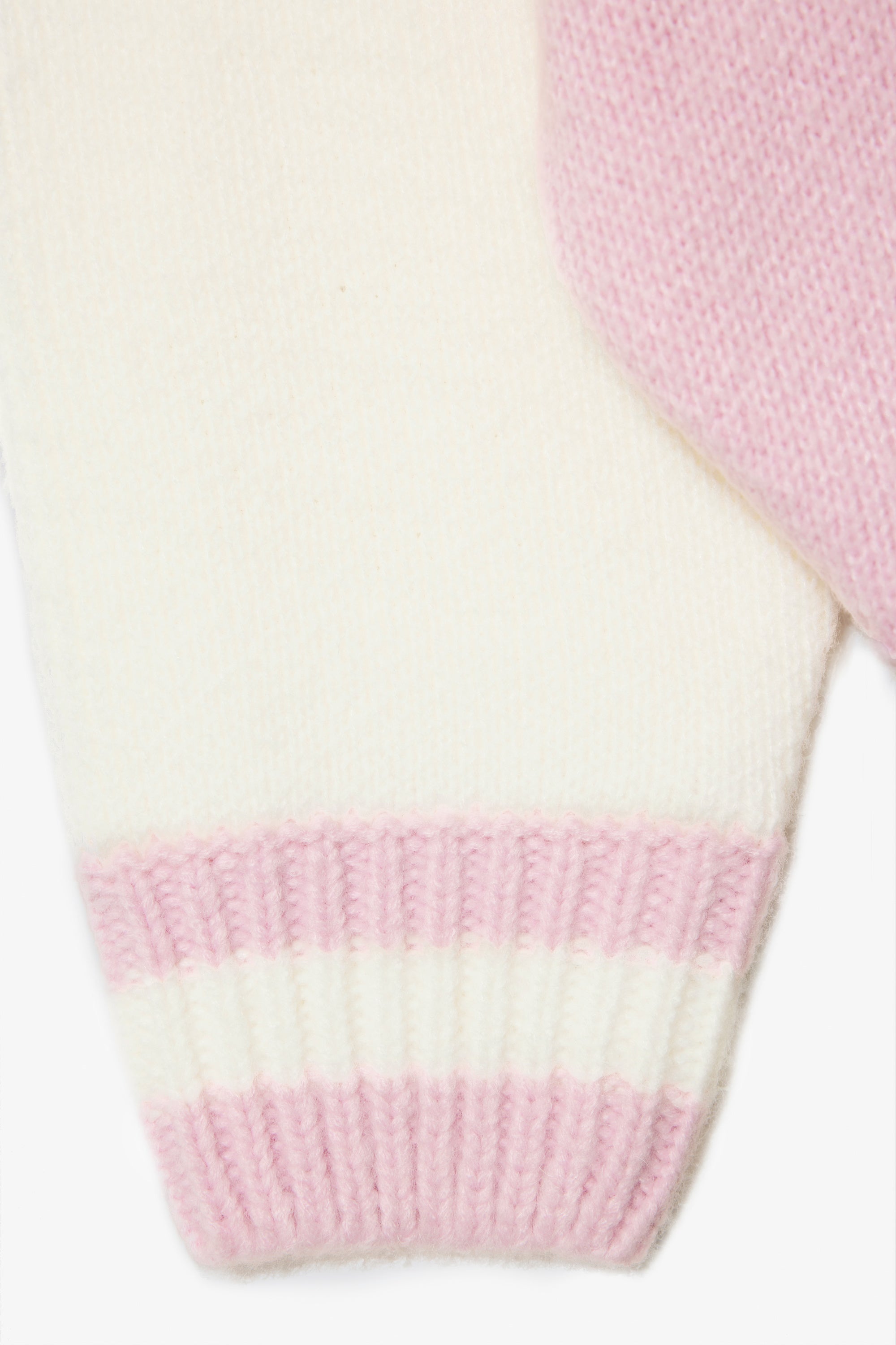 Knit Turtleneck Oversized Jumper in Powder Pink
