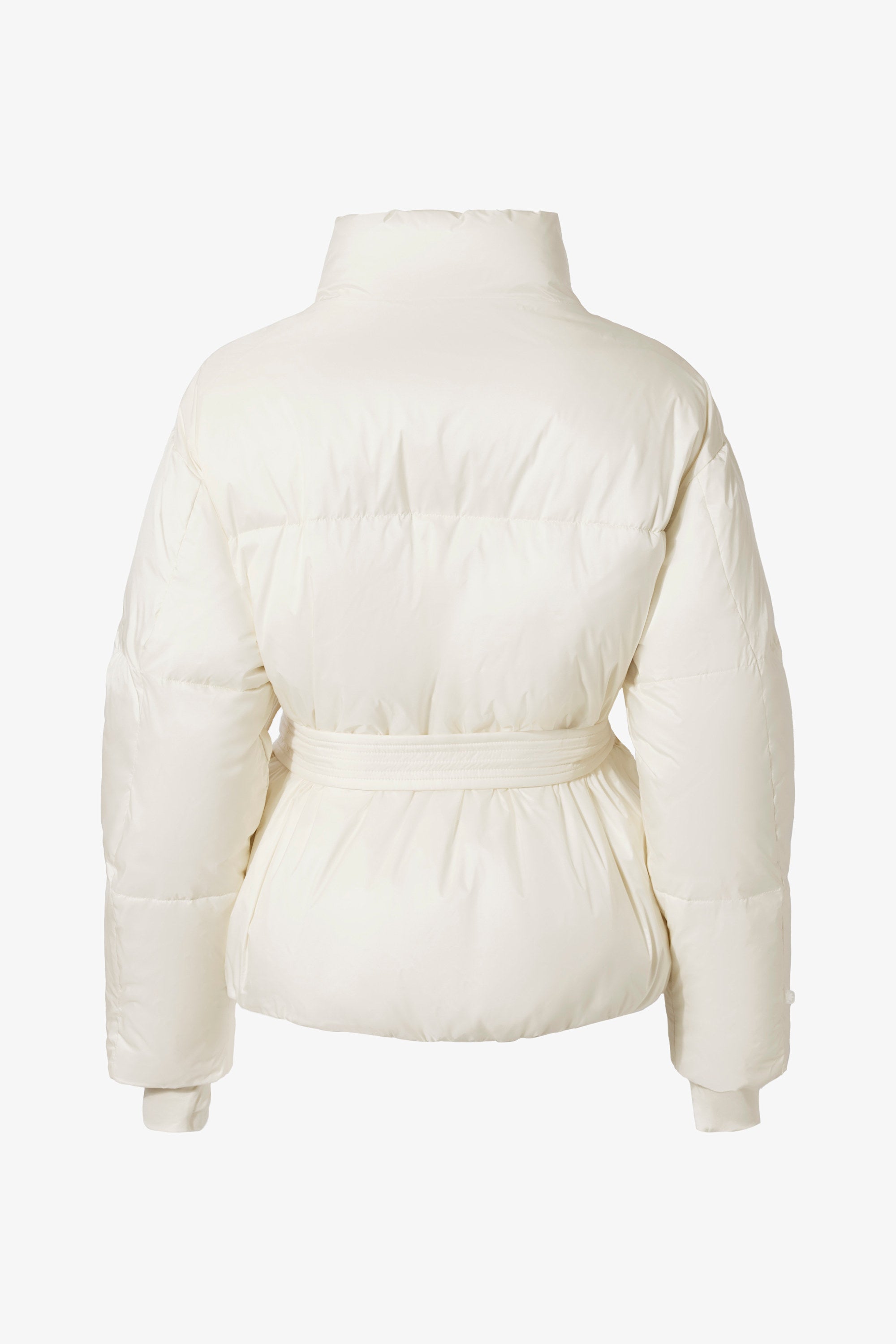Waterproof Belted Oversized Ski Jacket in Ice